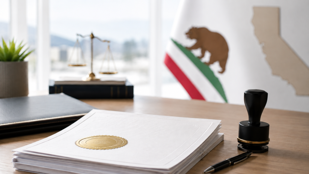 California secretary of state apostille