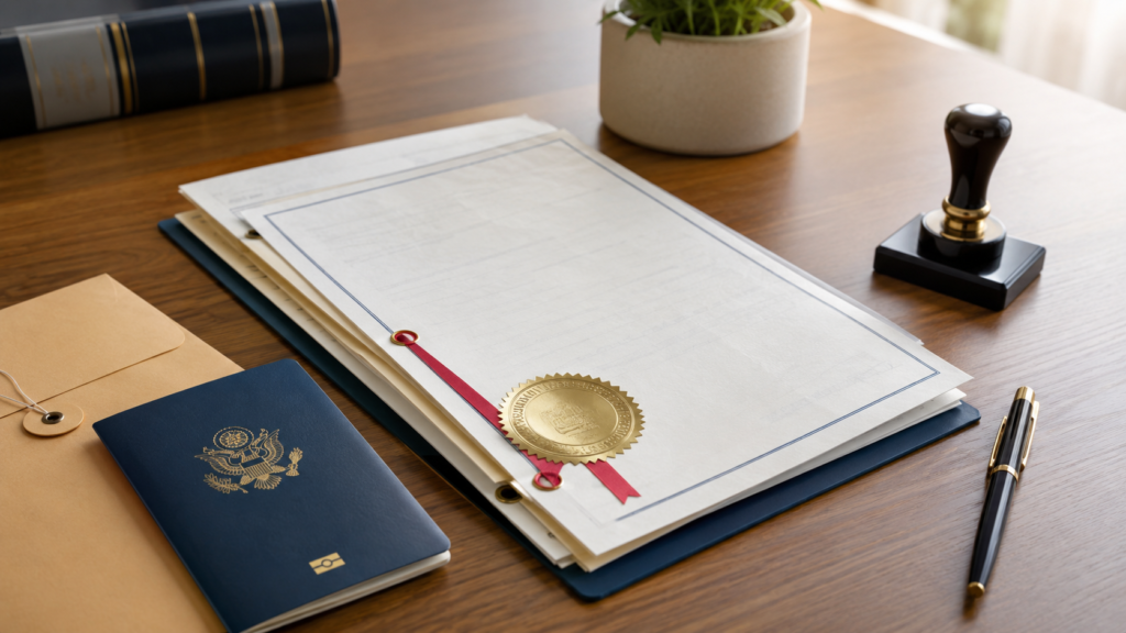 Federal apostille process